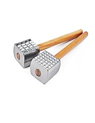 1 pc Aluminum Meat Tenderizer Mallet Hammer Wood Handle by New Star
