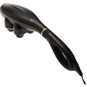 The Sharper Image MSG-H401 Quad Action Percussion Massager, Black