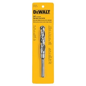 DEWALT DW1622 5/8-Inch Black Oxide 3/8-Inch Shank Reduced Shank Twist Drill Bit