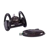 Trekbot Wheeled Stunt Bot Desk Pet – Black
