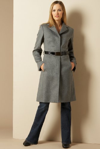 Pure Cashmere Belted City Coat