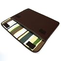 suono（スオーノ） ハンドメイド MacBook Air ケース 13インチ用 ：FILO（ココア・カーキストライプ）.