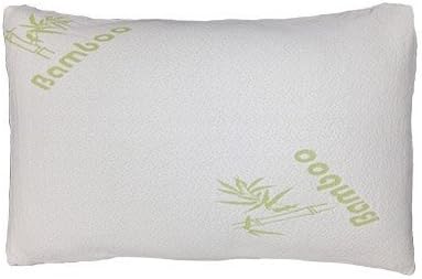 Bamboo Comfort Pillow - Never Flat Hotel Pillow with Stay Cool Bamboo Cover-Hypoallergenic and Dust Mite Resistant-relieves Snoring, Insomnia, Asthma, Neck Pain, TMJ, Migrains-King Size