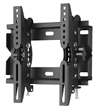 Duronic TVB123S Adjustable Black Wall Bracket For Plasma, LCD & LED Screens For 19