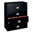 Insulated Four-Drawer Lateral File, 31-1/8"" Wide, Letter/Legal, Parchment (FIR43122CPA)