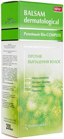 Pharma Group Burdock Bio-Complex Anti-Hairloss Balm Conditioner 6.76 fl oz/200 ml