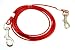 Pet Supplies : 15-Foot PVC-Coated Steel Dog Tie-Out Cable - Lightweight Strength for Big Dogs
