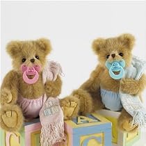 Binky Baby Boy Teddy Bear - FREE SHIPPING!