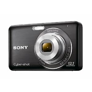Sony DSC-W310 12.1MP Digital Camera (Black)