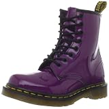 Dr. Martens Patent 1460 Purple Lace Ups Boots 11821512 3 UK