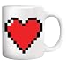 Kikkerland Pixel Heart Morphing Mug