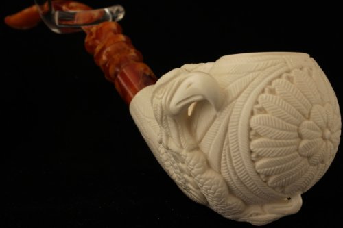 Meerschaum Pipe - CLAW CHURCHWARDEN - Hand Carved 