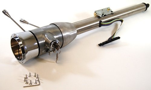 Street Rod Raw 32" Tilt Steering Column With Ignition Floor Shift