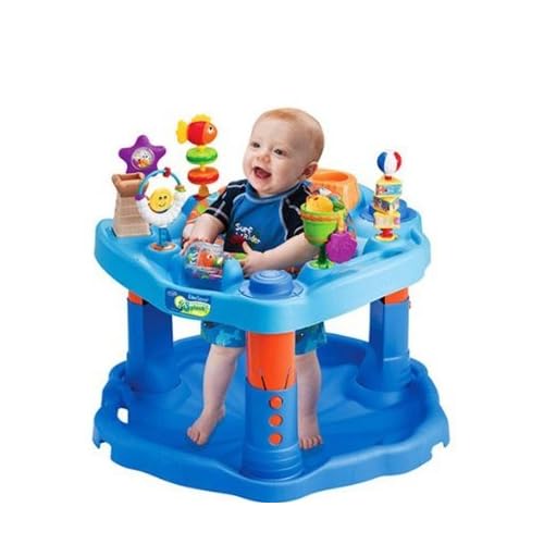 blue exersaucer