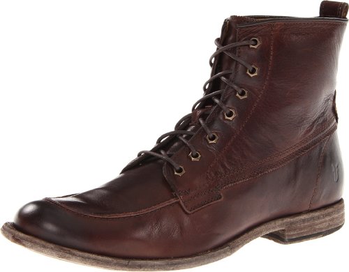 FRYE Men's Phillip Work Boot Dark Brown 8.5 M US
