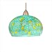 Komal Quick Connect Pendant Kit Canopy Type: LED Monopoint Canopy, Shade Finish: Turquoise, Finish: Brushed Nickel