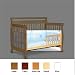 Toddler Bed Conversion Rail (For M0591 and M4901) In Amber Finish By Da Vinci Baby Furniture