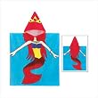 Mermaid Hooded Play Towel