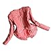 Girls Rivets and Ruffle Chiffon Faux Leather Motor Jacket
