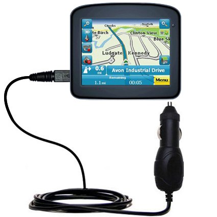 Rapid Car Auto Charger for the Maylong FD-250 GPS For Dummies - uses Gomadic TipExchange Technology