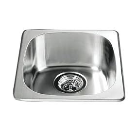 Buy 13Inch Undermount Stainless Steel Kitchen Sink with water drain,dispenser (Square) by LITB now!