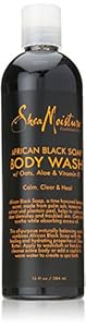 SheaMoisture African Black Soap Body Wash, 13 Ounce