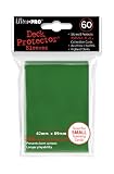 Ultra Pro Card Supplies YUGIOH Deck Protector Sleeves Green 60 CountIMAGE