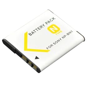 Smatree Sony Rechargeable Replacement NP-BN1 Digital Camera Battery for Sony Cyber-shot DSC-TX7, DSC-TX5, DSC-W380, DSC- W370 DSC-W350, DCS-W330, DSC-W320, DSC-W310