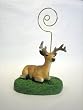 Deer Buck Figurine Memo Holder | Desk Memo Note Holder