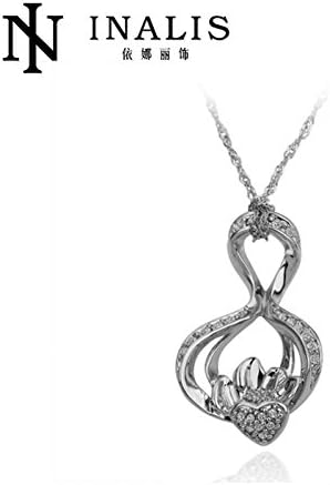Stars Pavilion Factory Direct Sales And Creative First Jewelry Platinum Austria Crystal Necklace High-Grade Woman Clavicle Chain