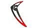 Microheli Carbon Fiber Vertical Fin (RED) - BLADE 200 SRX