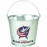 NHL Columbus Blue Jackets 5 Quart Galvanized Pail