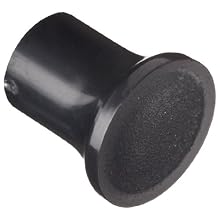 DimcoGray Black Thermoplastic Push-Pull Knob Female, Brass Insert: 10-32" Thread x 5/16" Depth, 3/4" Diameter x 3/4" Height x 1/2" Hub Dia x 21/32 Hub Length (Pack of 10)