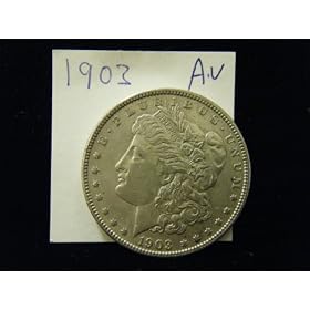 1903 Morgan Silver Dollar 1903 Silver Morgan Dollar AU