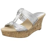Nine West Womens Berek T-Strap Cork Slide