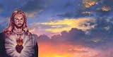 AIRBRUSHED LICENSE PLATES - JESUS - CLOUDS License Plate - #1739