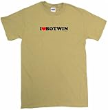 I Heart (Love) Botwin Men's Tee Shirt XL-Tan