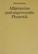 Allgemeine und angewandte Phonetik