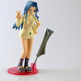 Pangia Golf Skirt Pain Mini Figure - Blue Haired Girl with Sword