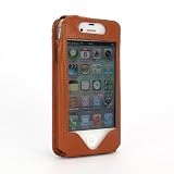 SP322:iPhone4S用カードホルダー付き本革ケース「WALLET SLIM for iPhone4S (タン)」