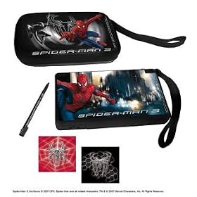 Pack d'accessoires rangement + deco spider-man 3 pour ds lite - pack 6 en 1