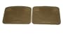 1980-2006 BMW 5 Series (except 525xi) Beige 2 PC Rear All Weather Floor Mats Floor Mats All Weather