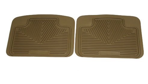 1997-2002 Jeep Wrangler Beige 2 PC Rear All Weather Floor Mats