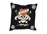 Produkt-Bild: Ed Hardy 5244-26003 Kuschelkissen 40/40 cm, schwarz