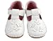 L'Amour Angel Infant Baby Toddler Walking Shoes T-Strap Genuine Leather White Image