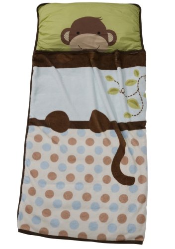 Lambs & Ivy Brown Monkey Nap Mat