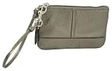 Coach Chelsea Leather Wristlet Wallet Case Bag 46275 Gunmetal