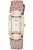 Versace Women's 70Q70D001 S111 Era Gold Plated Ceramic Case Pink Embossed Lizard Strap Watch by Versace