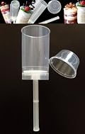 Push up Pops Containers with New Taller Lids 100 Count 