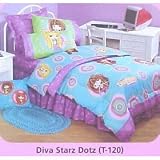 Diva Starz Twin Bedding Comforter & Sheet Set